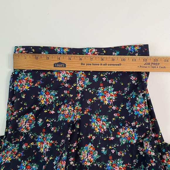 Vintage ELKONT Maxi Flare Skirt Floral High Rise 38 Europe size - Picture 2 of 12